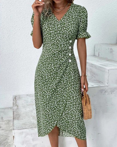 Hailey - Summer Breeze Bloemen Wikkeljurk