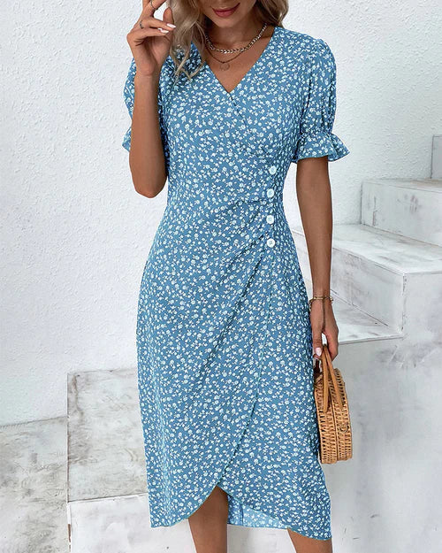 Hailey - Summer Breeze Bloemen Wikkeljurk