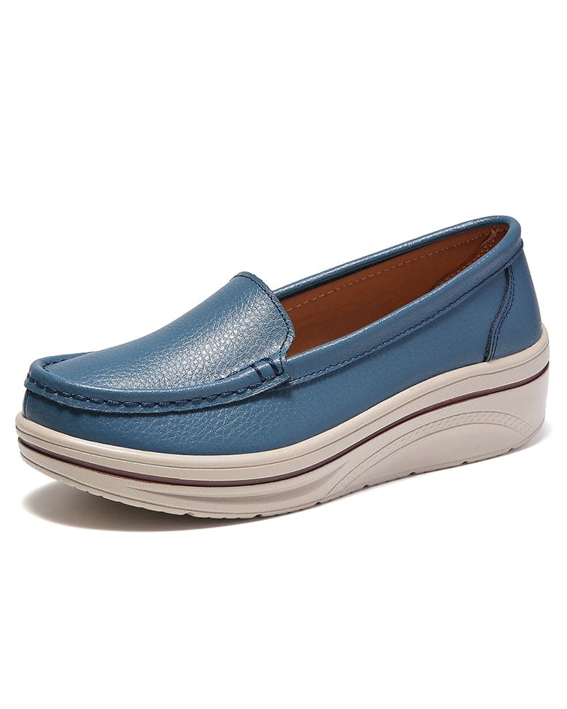 Lieke | Schoenen Met Een Britse Stijl Op Een Platform