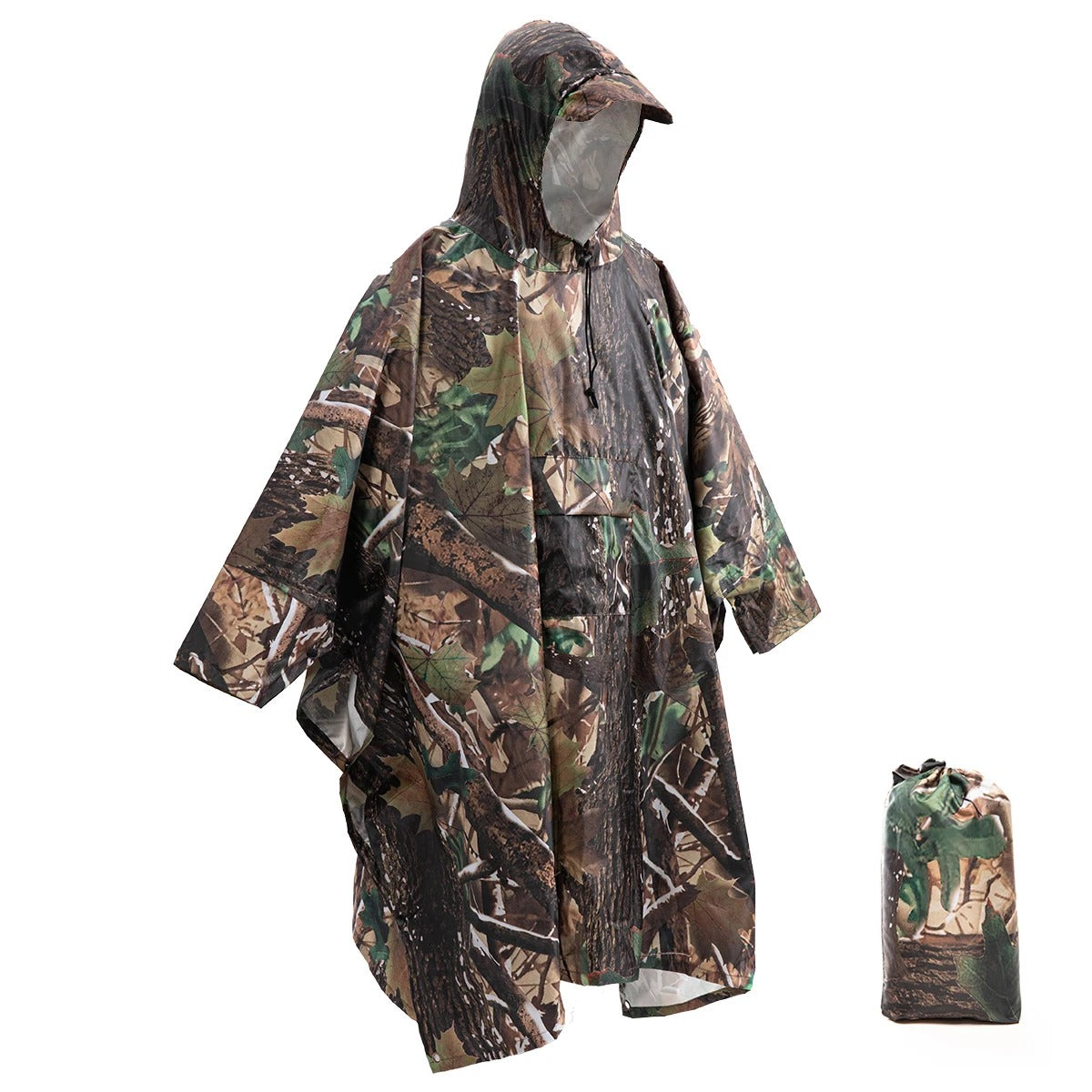 Waterdichte Regenponcho met Capuchon