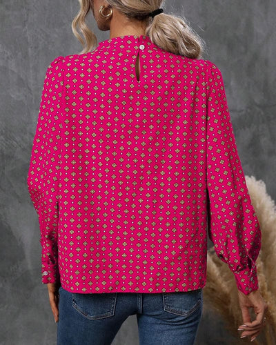 Anna - Blouse in vintage stijl met prints