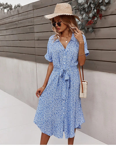 Thelma | Jurk met bloemenprint
