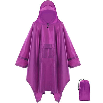Waterdichte Regenponcho met Capuchon