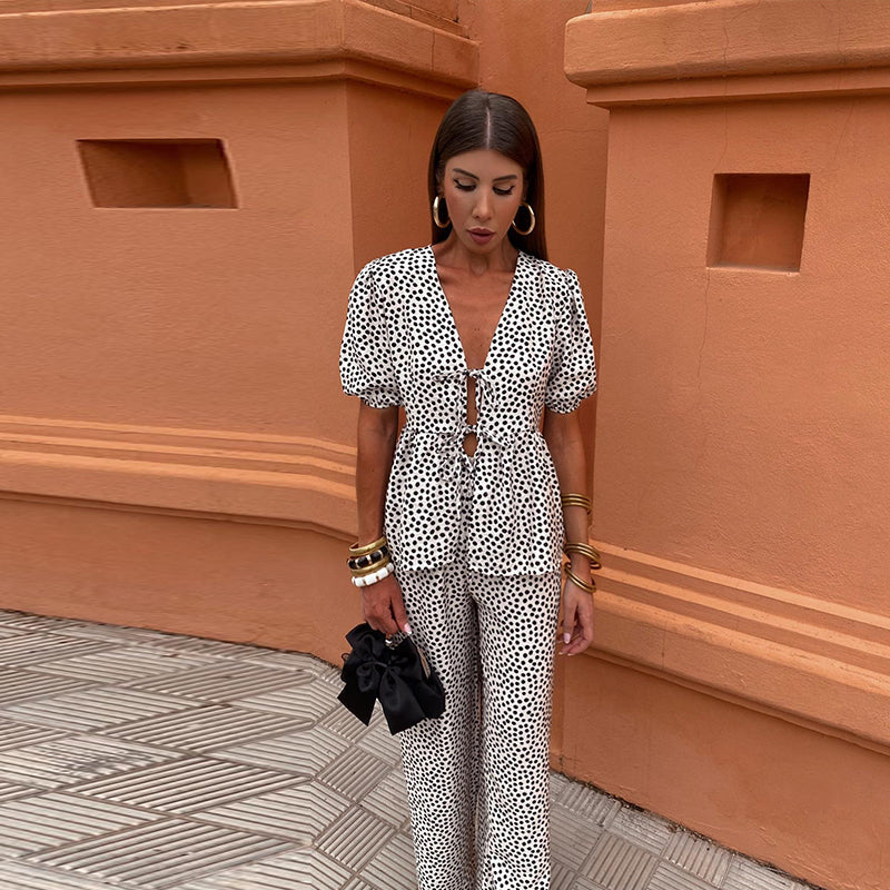 Helena - Elegante top en broek