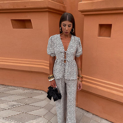 Helena - Elegante top en broek