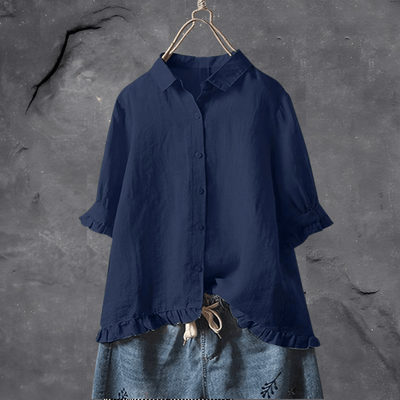 Carey - Elegant katoenen shirt