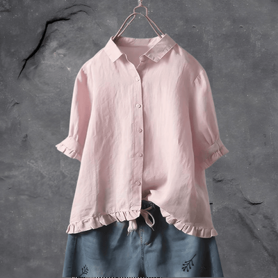 Carey - Elegant katoenen shirt