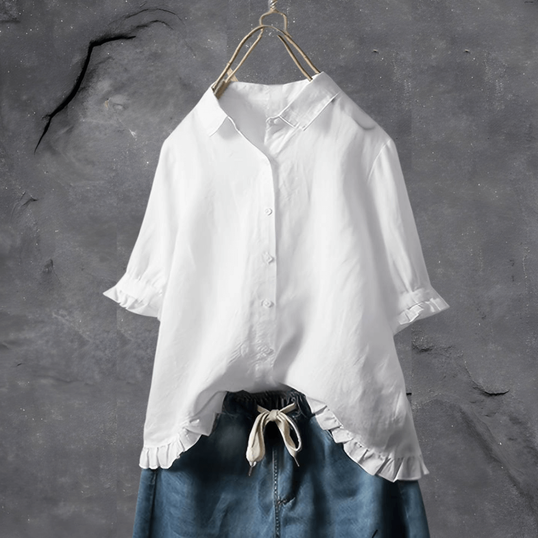 Carey - Elegant katoenen shirt