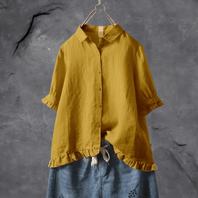 Carey - Elegant katoenen shirt
