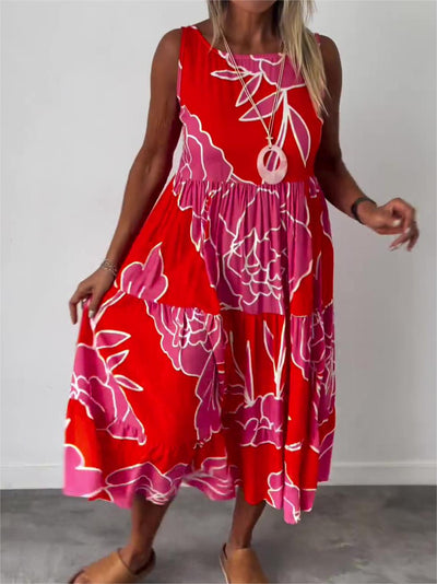 Eveline - Stijlvolle Bloemenprint Jurk