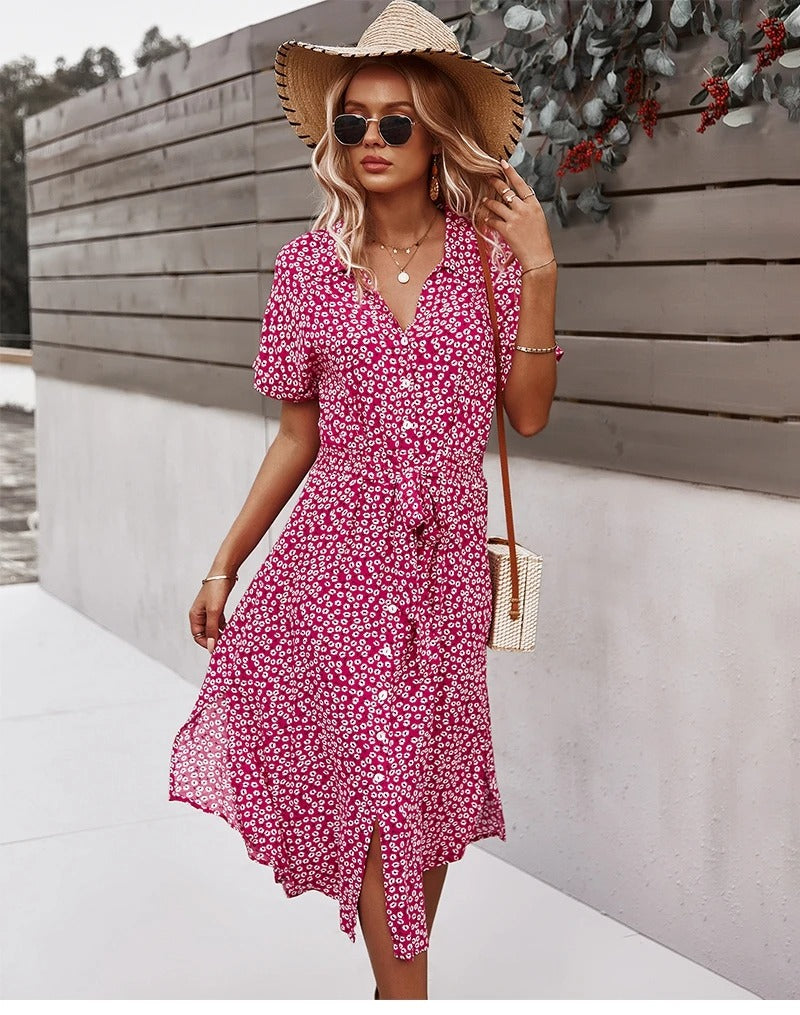Thelma | Jurk met bloemenprint