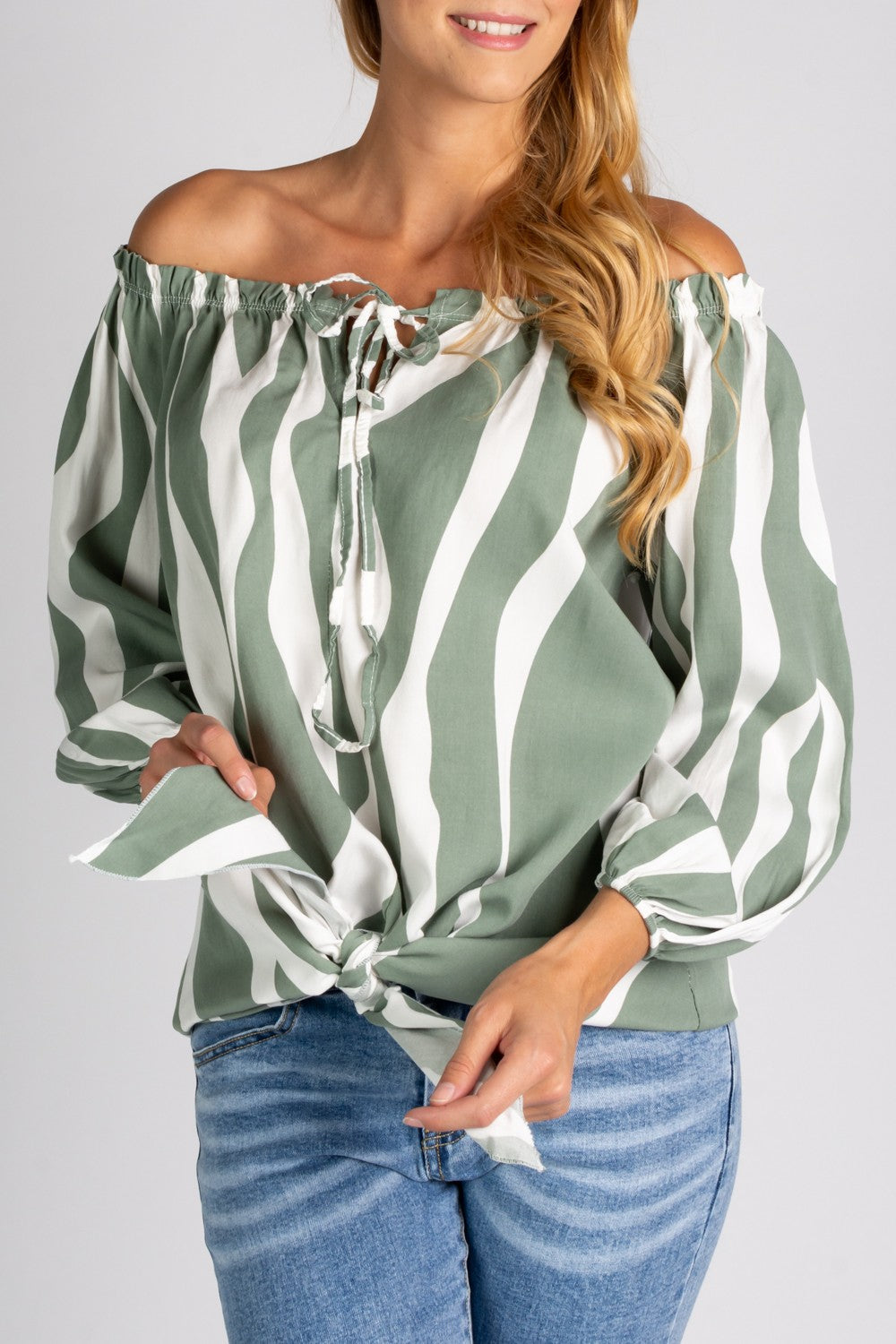 Abby - Blouse met open schouders