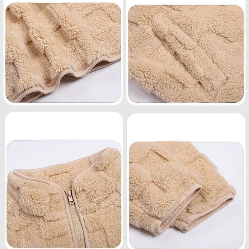 Dide - Super zachte korte trendy fleecejas voor dames