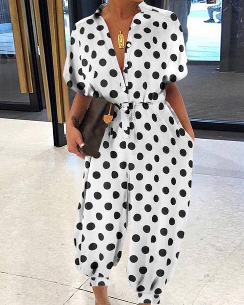 Pleun | Veelkleurige vintage jumpsuit