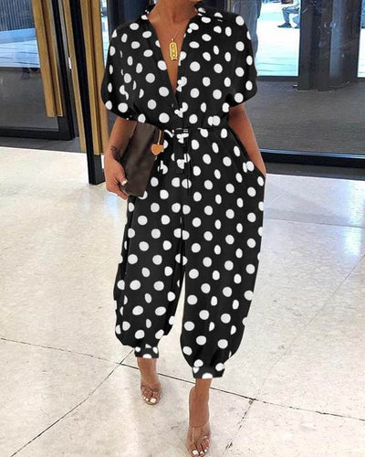 Pleun | Veelkleurige vintage jumpsuit