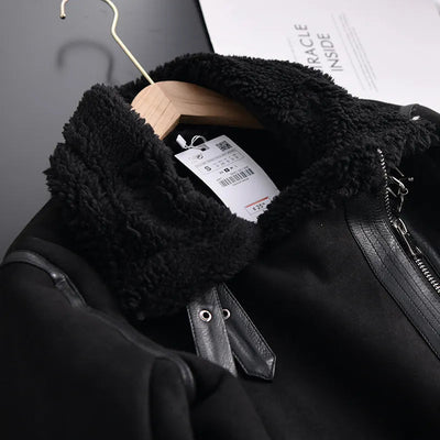 Olivia Suède Winterjas - Warm & Stijlvol