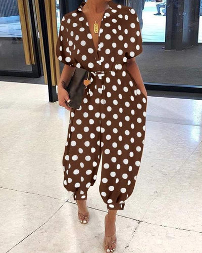 Pleun | Veelkleurige vintage jumpsuit