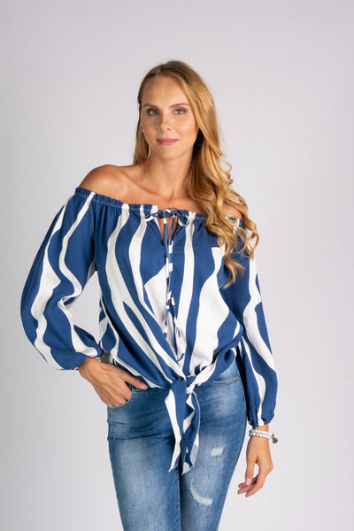 Abby - Blouse met open schouders