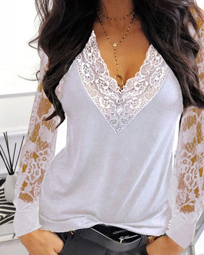 Charlotte - Kanten Blouse