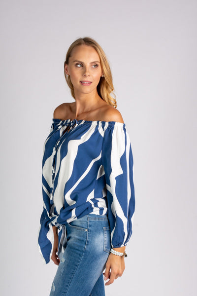 Abby - Blouse met open schouders