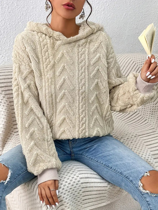 Arleth - Elegante gebreide Hoodie Sweater voor dames