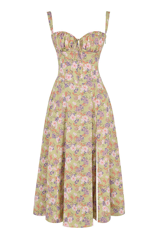 Heidi - Bloemen Bustier Jurk