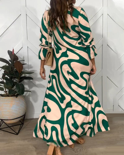 Asha - Elegante jurk met lange mouwen