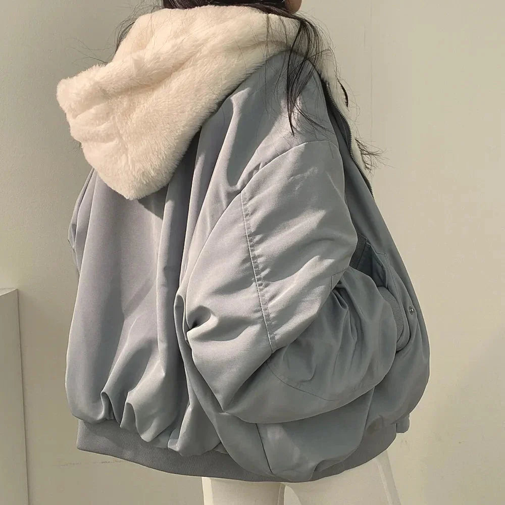 Eliana - Knusse oversized jas voor dames