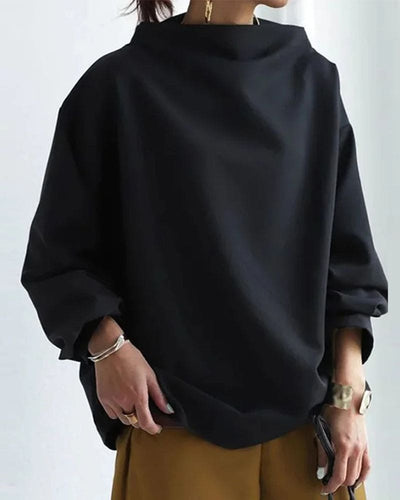 Emma - Damesblouse met losse pasvorm en lange mouwen