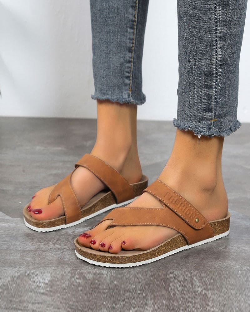 Yara | Comfortabele leren slippers