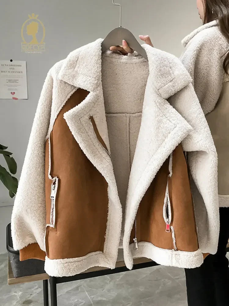 Gezellige vintage winterjas voor dames