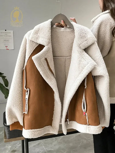Gezellige vintage winterjas voor dames