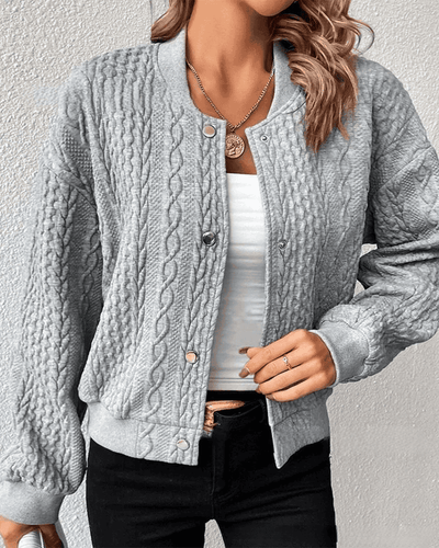 Rosalie | Effen vest met knoopsluiting