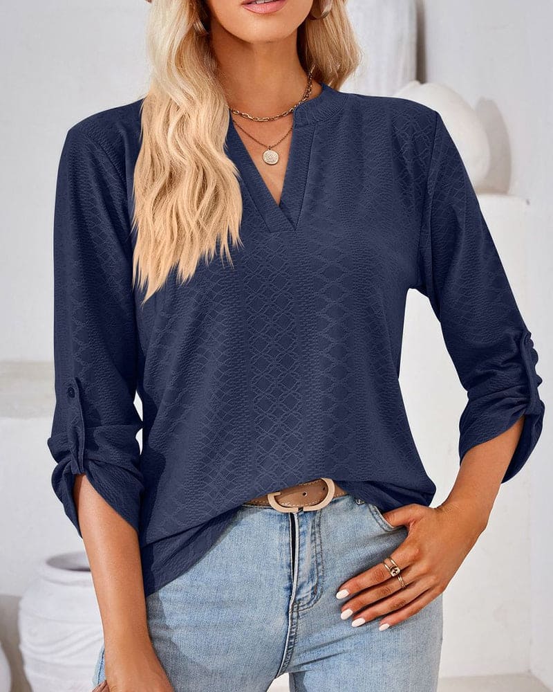 Sophie | Elegante damesblouse met V-hals
