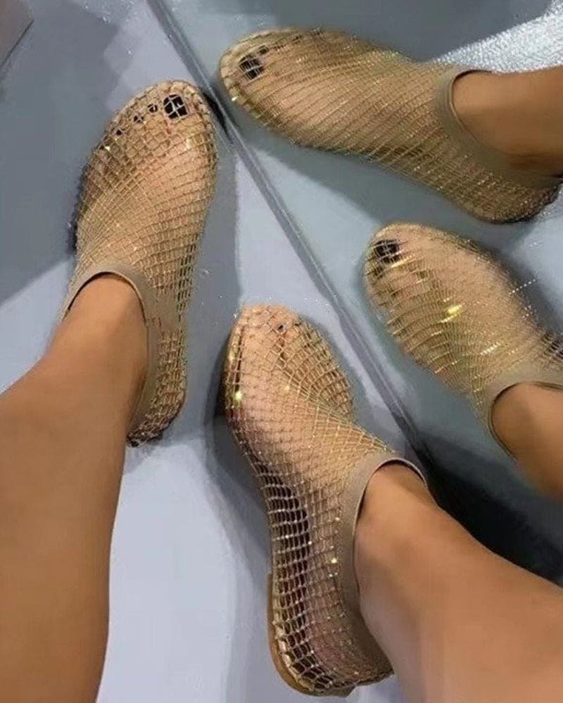 Yara | Stijlvolle glanzende ballerina's