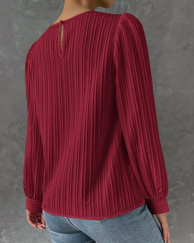 Chloe - Elegant Dames Shirt met Ballonmouwen