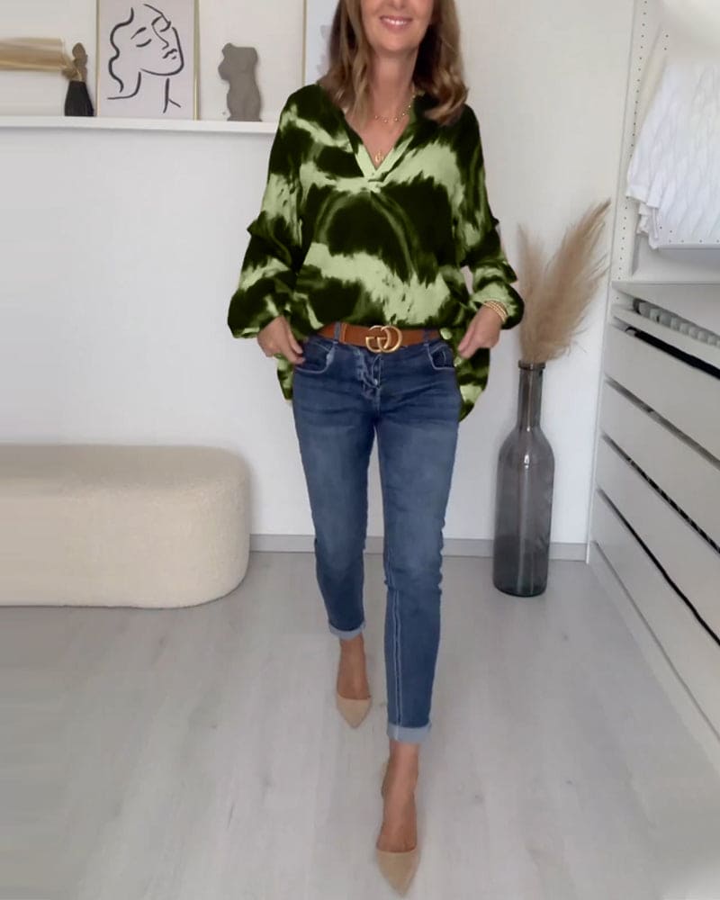 Lola - V-hals ontspannen top