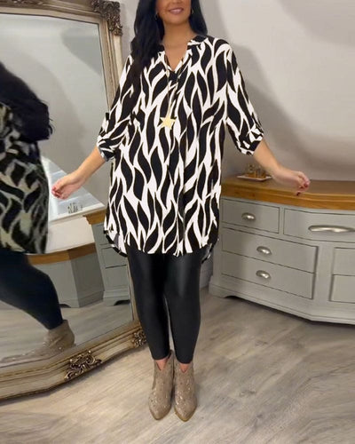 Bethanee - Ontspannen Veelzijdige Blouse voor Vrouwen