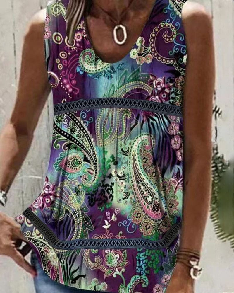 Chloe - Dames Bloemenprint Blouse