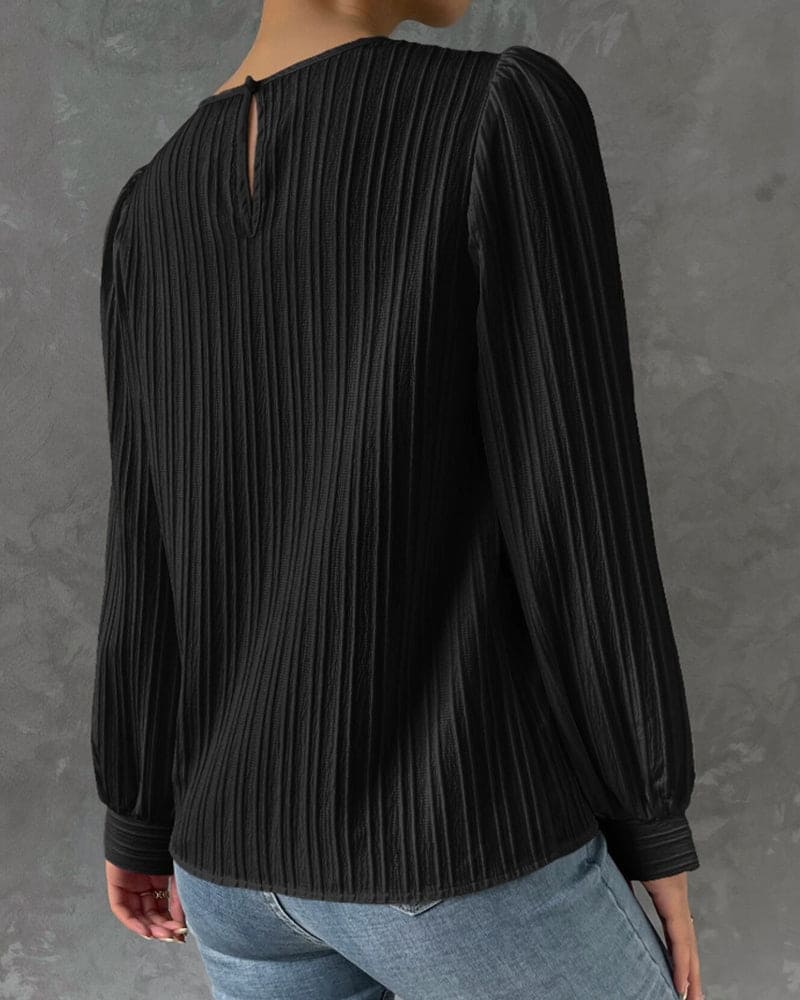 Chloe - Elegant Dames Shirt met Ballonmouwen
