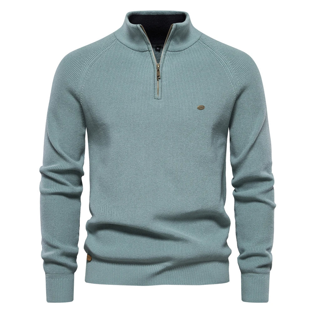 STEVEN | GEBREIDE ZIP-UP TRUI