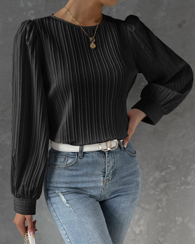 Chloe - Elegant Dames Shirt met Ballonmouwen