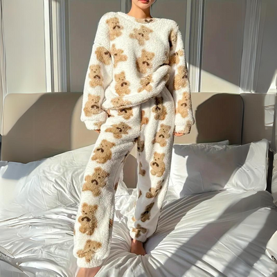 Rona - Zacht pyjamapak met berenprint