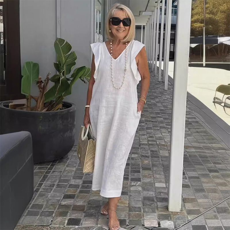 Sandra | Linnen Casual Jurk