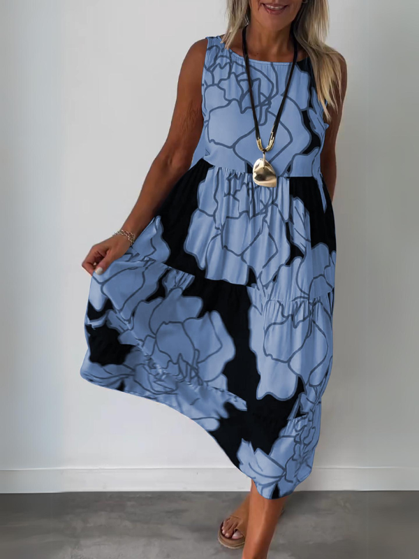 Eveline - Stijlvolle Bloemenprint Jurk