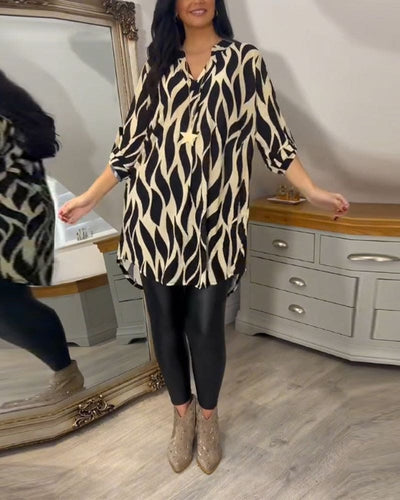 Bethanee - Ontspannen Veelzijdige Blouse voor Vrouwen