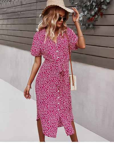 Thelma | Jurk met bloemenprint