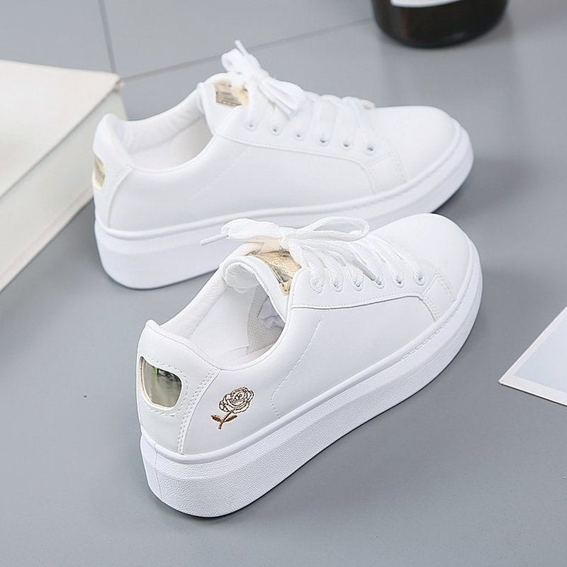 Stefani - Lente Witte Sneakers