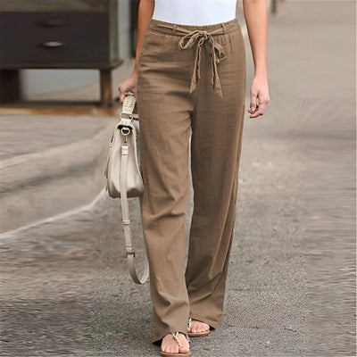 Luna - Comfortabele broek met hoge taille voor dames