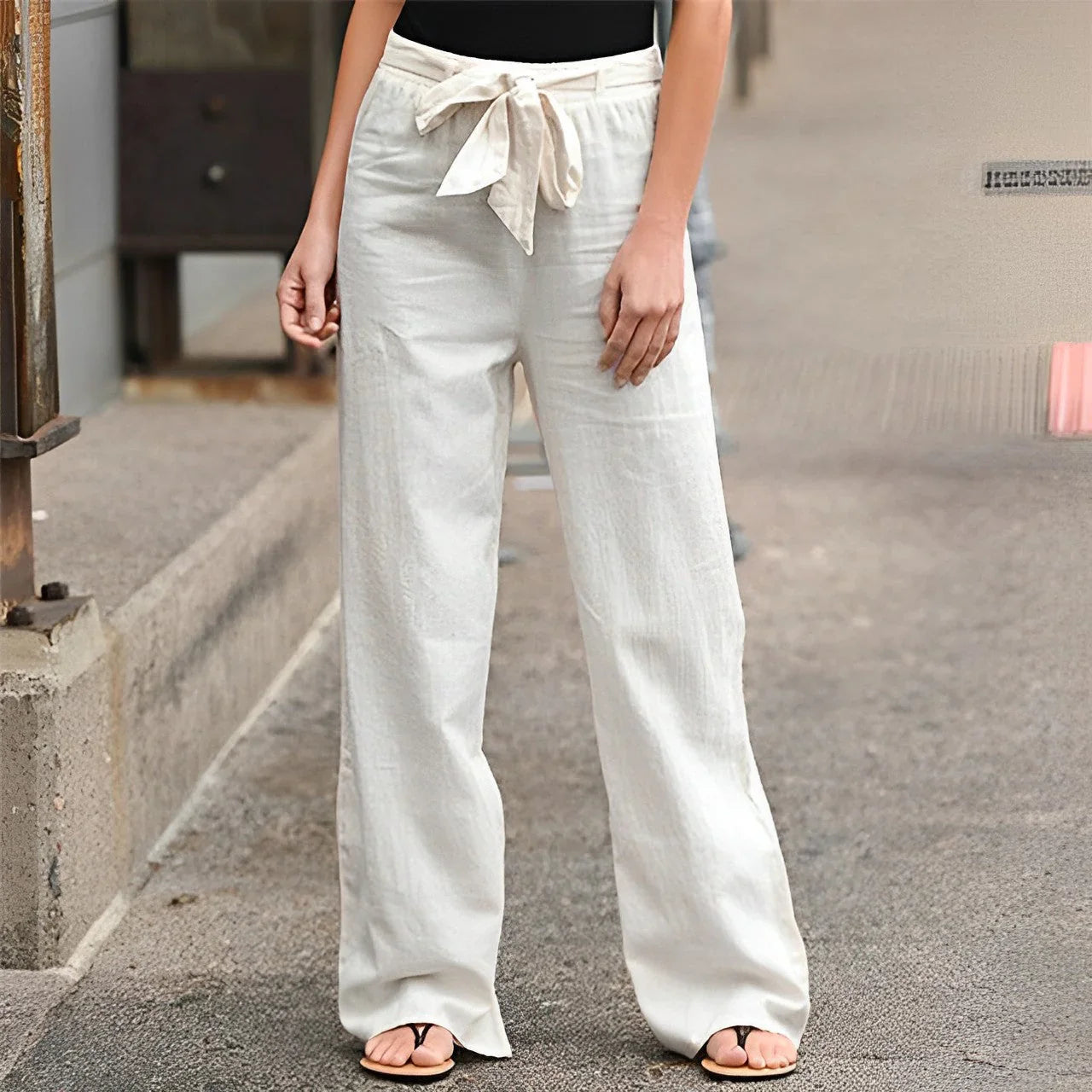 Luna - Comfortabele broek met hoge taille voor dames